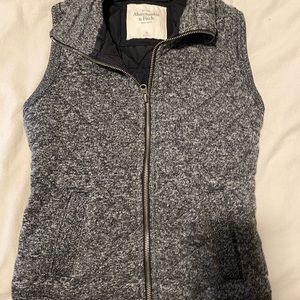 Size XS Abercrombie and Fitch Gray Vest